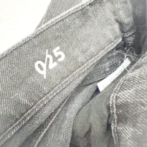 Something Navy Black Charcoal Split Hem Skinny Denim Jeans K5094 Size 25 - Picture 7 of 9